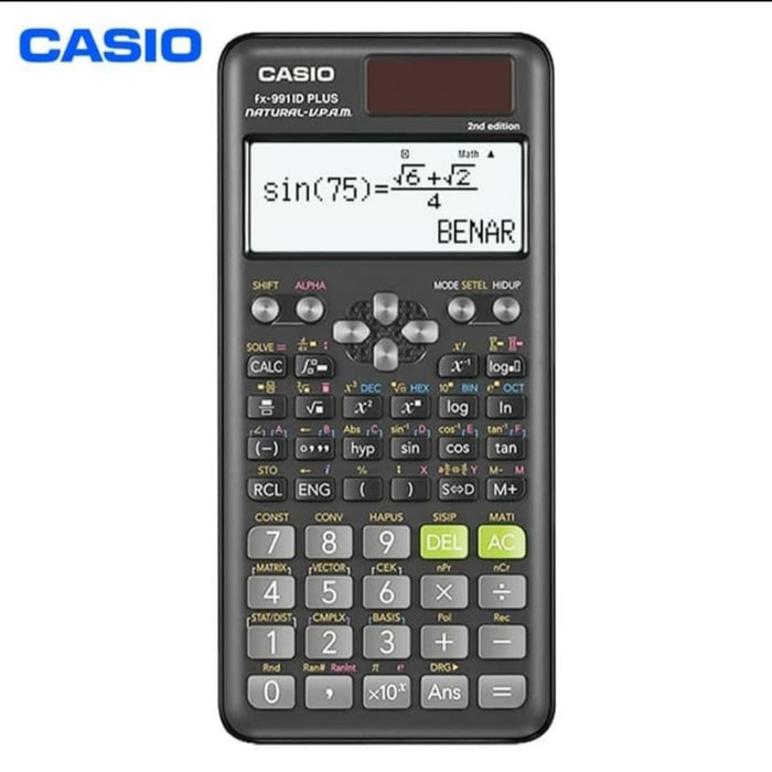 

Promo CASIO FX-991ID PLUS - Kalkulator Ilmiah Keren