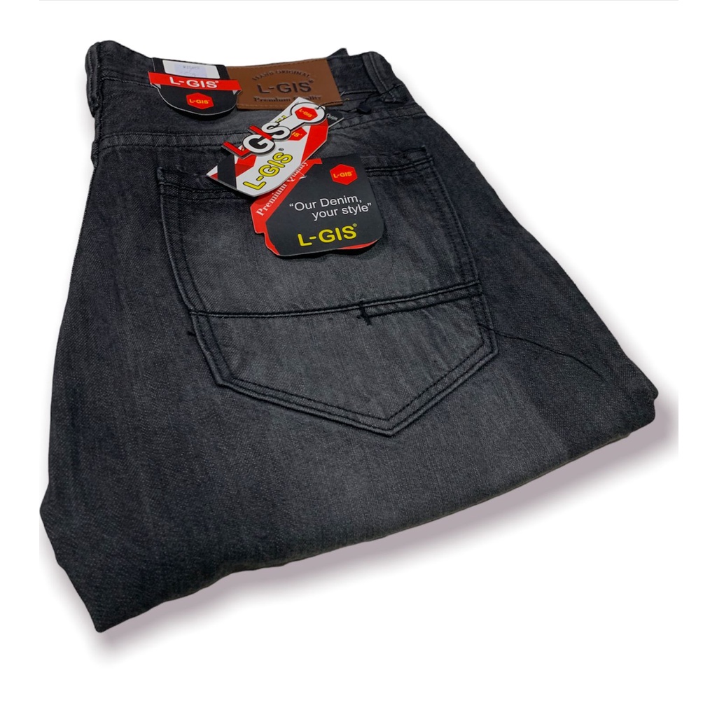 Celana panjang jeans L-GIS import original // model terbaru