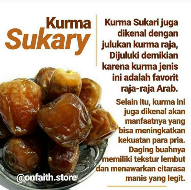 Kurma Sukari Kurma Raja Indonesia