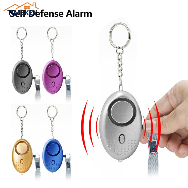 TK 130dB Self Defense Alarm Security Protect Alert Scream Loud Emergency Alarm Keychain Personal Safety For Women