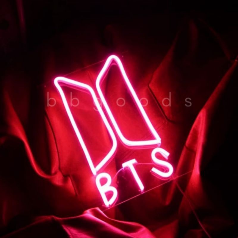 LAMPU LED NEON BTS / LAMPU DEKORASI KAMAR BTS / LAMPU GAMING/ LAMPU HIAS