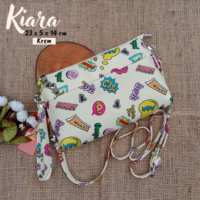 TAS SLEMPANG TERLARIS BEST SELLER KIARA MOTIF INOE