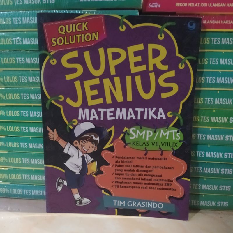 super jenius Matematika SMP/MTS KELAS VII, VIII, IX