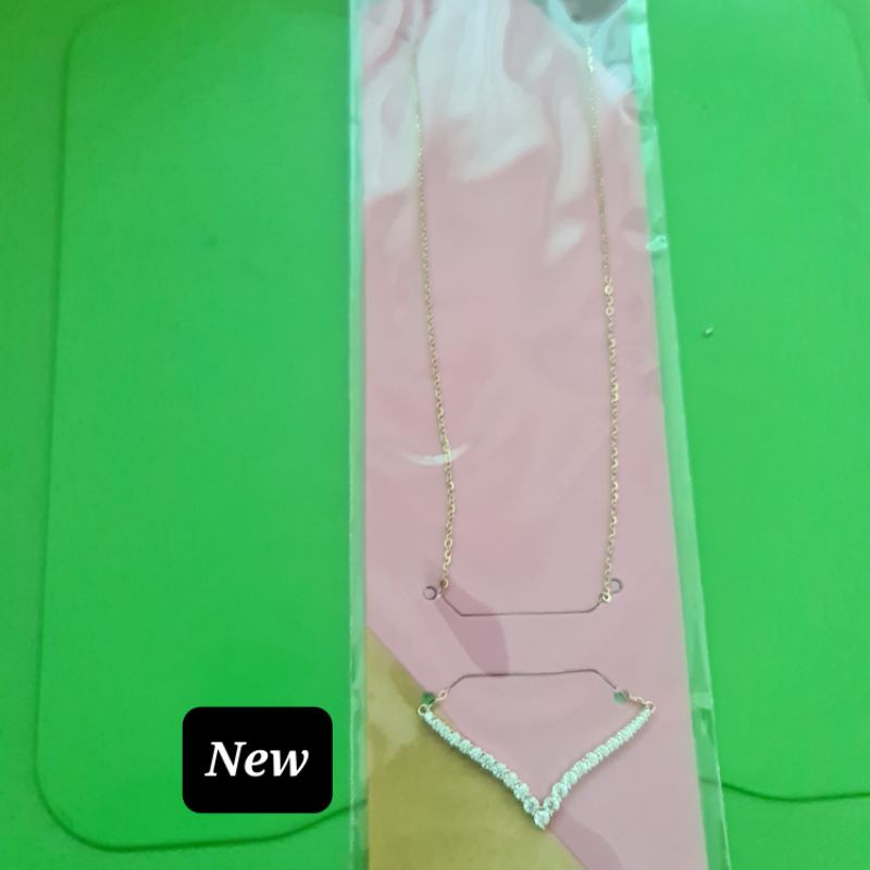 Kalung, cincin dan gelang serut, bangle Aurel Full mata UBS kadar 375 8k 420 9K