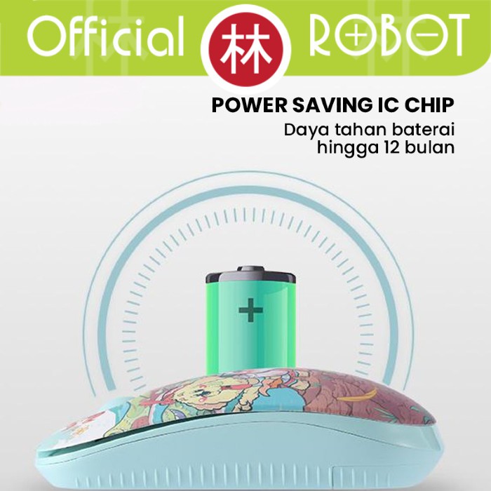 Robot M330 Wireless Mouse Silent Key Cherry Scroll Safari Version