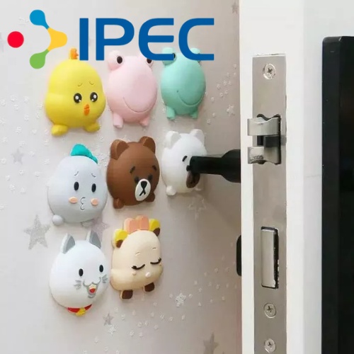 Penahan Pengganjal Pelindung pengaman Gagang Pintu Karakter Lucu Bumper Dinding Door Stopper 9041