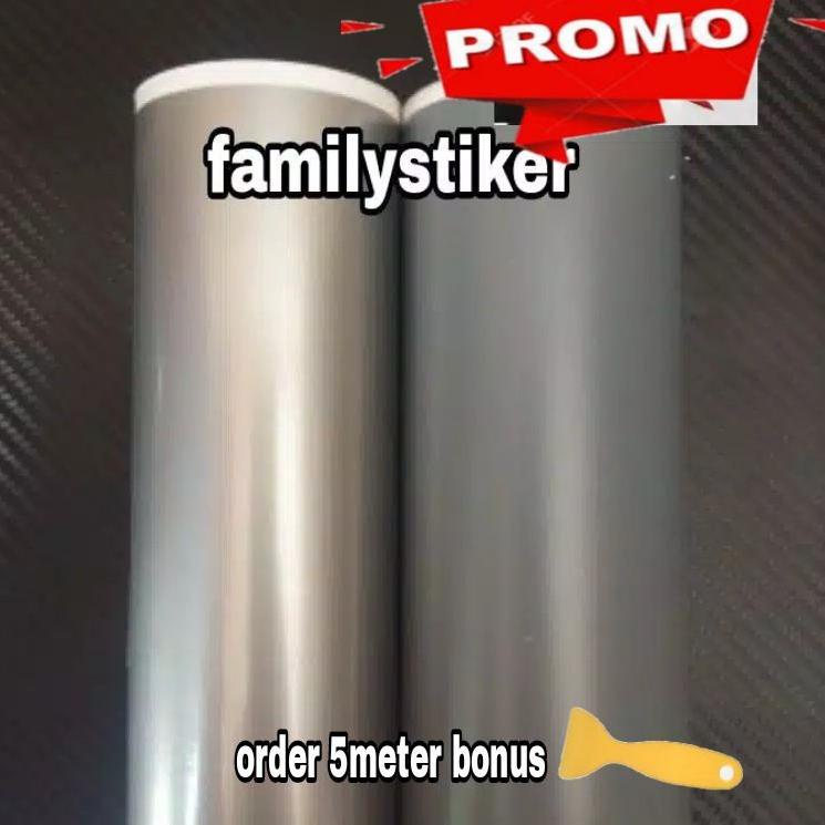 Laris Sticker Skotlet Motor Mobil Abu abu Doff/Glosy/Silver HJI