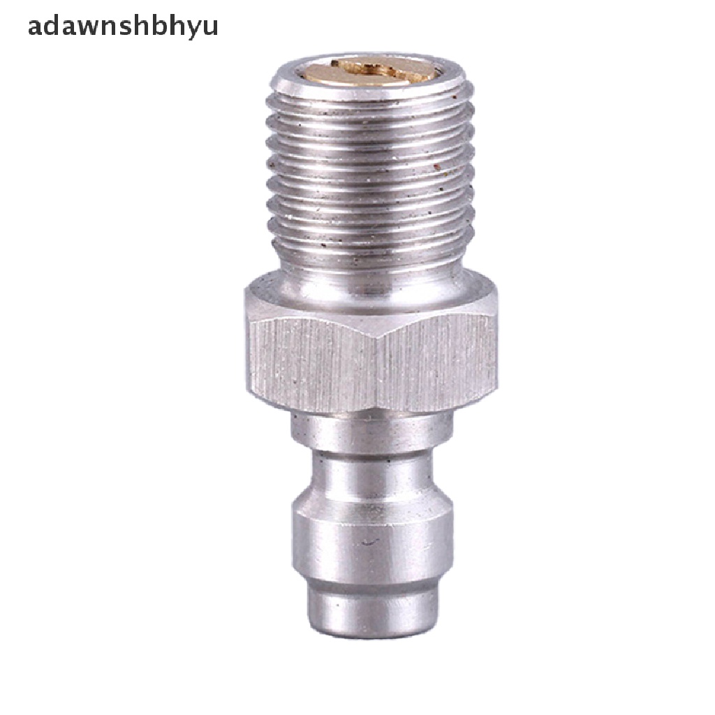 Adawnshbhyu PCP Paintball Pneumatic Quick Coupler 8mm M10x1 Male Plug Adapter Fitting1/8NPT