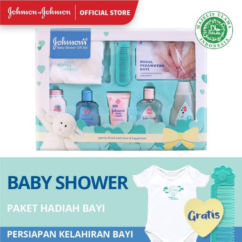 Johnsons Baby Shower Gift Set / Johnson Paket Hadiah Set Bayi Kado Lahiran Box Besar