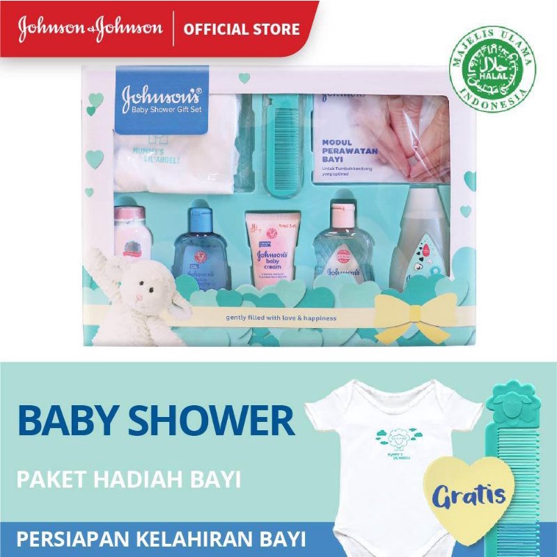 Johnsons Baby Shower Gift Set / Johnson Paket Hadiah Set Bayi Kado Lahiran Box Besar