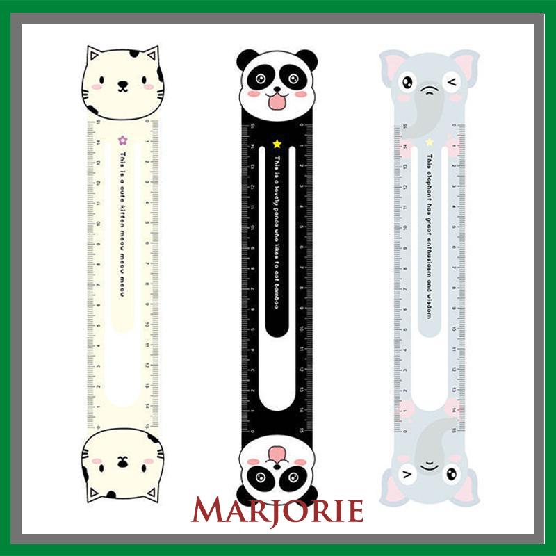 Penguasa Kreatif Skala 15 Cm Lucu Kartun Magnetik Lembut Penggaris Zodiak Bookmark Alat Tulis Siswa-MJD