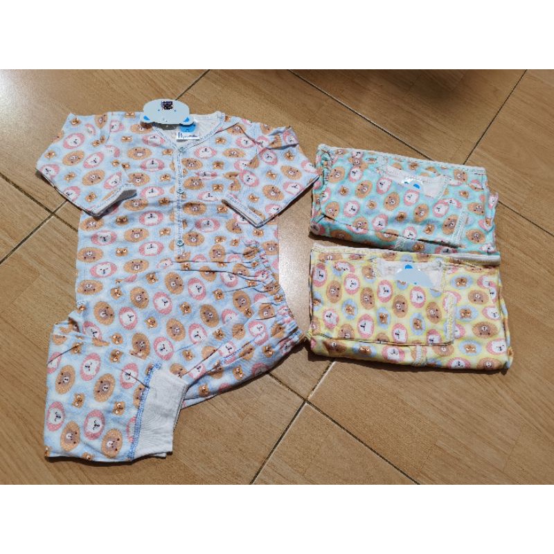 Stelan Baju Bayi Panjang papanda Size M/L