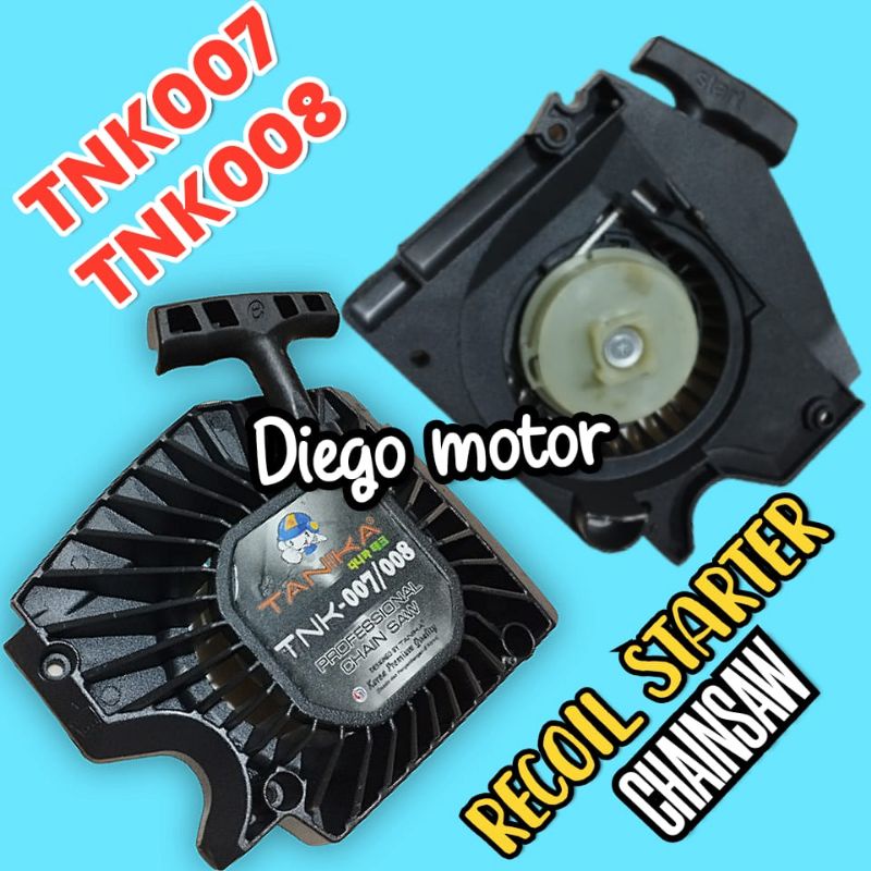 TANIKA 007 008 Recoil Starter Tarikan Engkol Mesin Chainsaw Senso Mini TANIKA Original