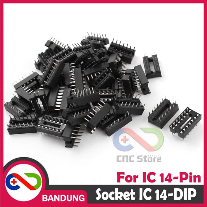 SOCKET SOKET IC DIP-14 DIP14 14P 14 NARROW