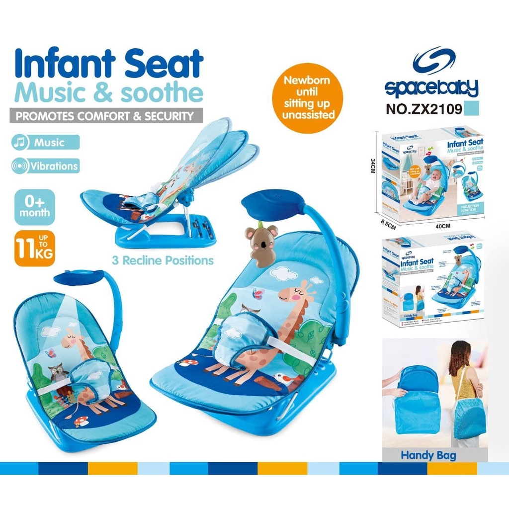 Space Baby Infant Seat - Infant Seat Music &amp; Soothe ZX2109