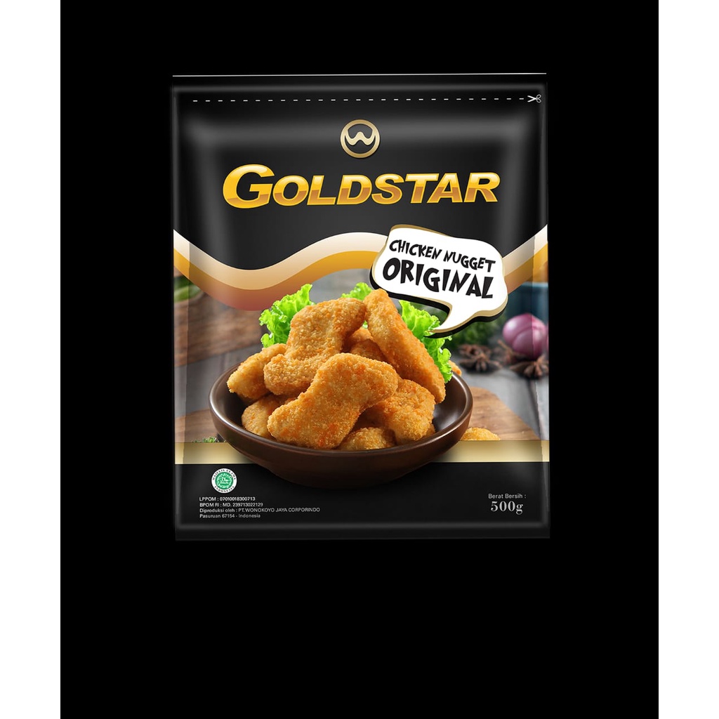 

goldstar chicken nugget 500gr