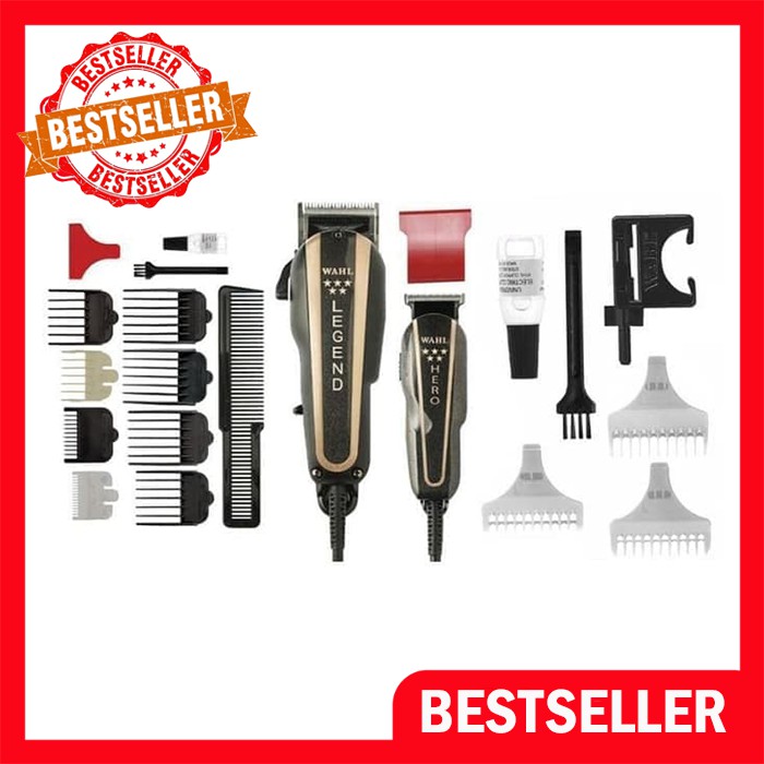 Alat Cukur Rambut Wahl Barber Combo Legend Dan Hero Barbershop Original