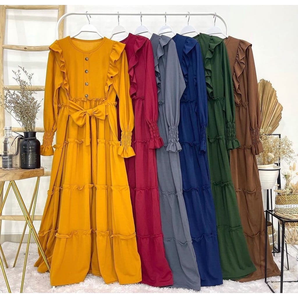 DRESS REGINA JUMBO / DRESS JUMBO / GAMIS JUMBO | GAMIS WOLFIS