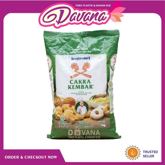 

Tepung Terigu Cakra Kembar 1 Kg