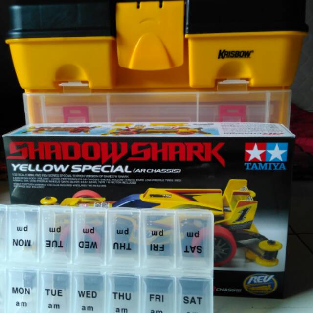 Box tamiya & shadow shark Yellow special