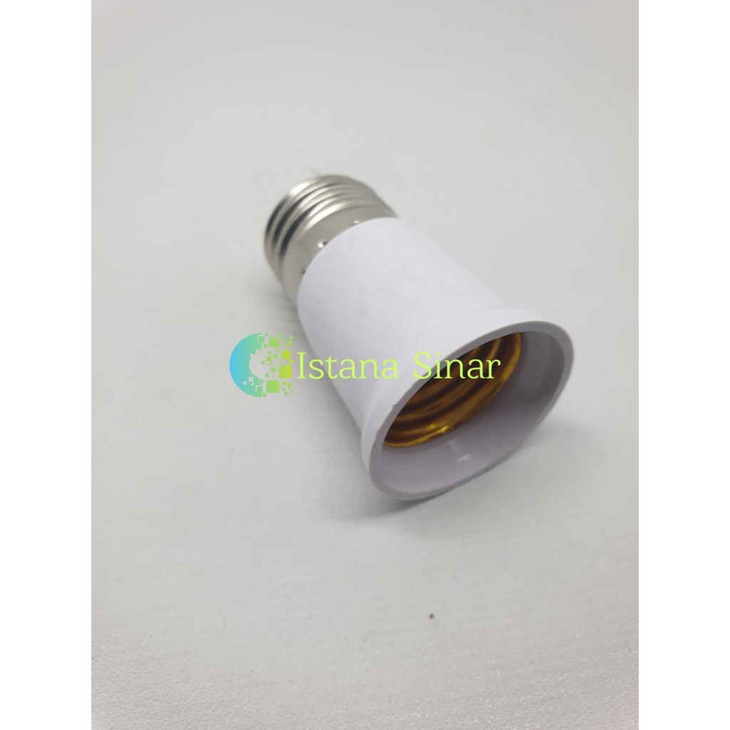 Fitting sambungan / Fitting perpanjang lampu e 27 downlight 65mm 100mm