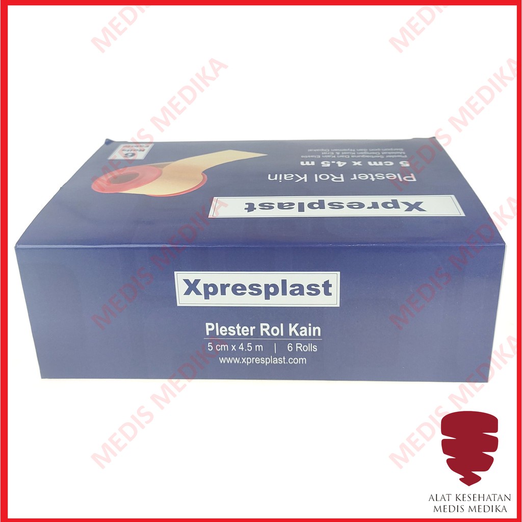 GIDCare Xpresplast Roll 5 X 450CM Plaster kain Penutup Luka Alat P3K