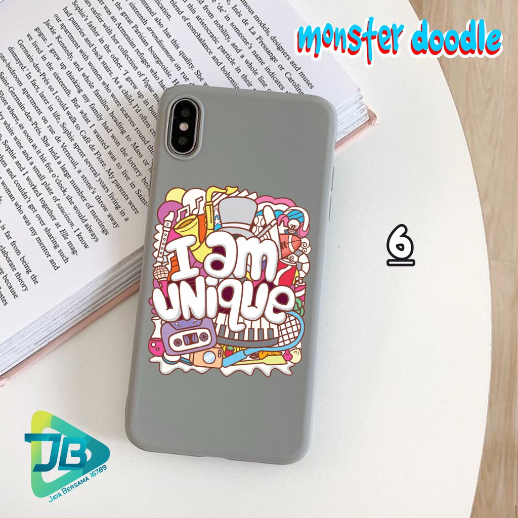 Softcase MONSTER DOODLE samsung A21s A01 M21 M30s A11 M11 A51 M40s JB4375