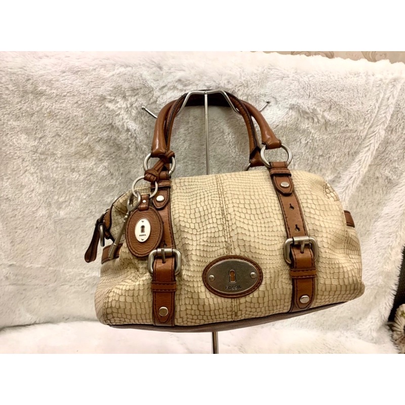 Preloved  Fossil Maddox Satchel Large