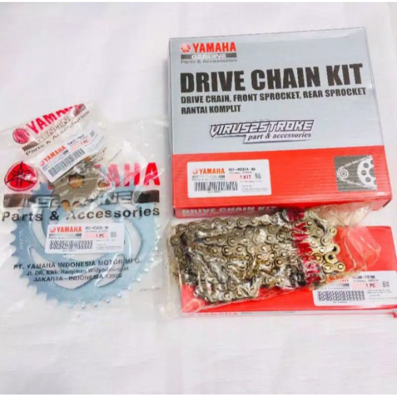 gir set komplit Vega ZR, RX king, fiz R,  4st/ori_yamaha