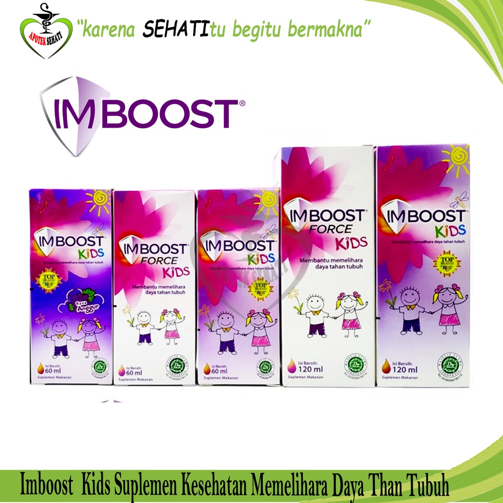 Imboost im boost force Sirup  Suplemen Daya Tahan Anak dewasa