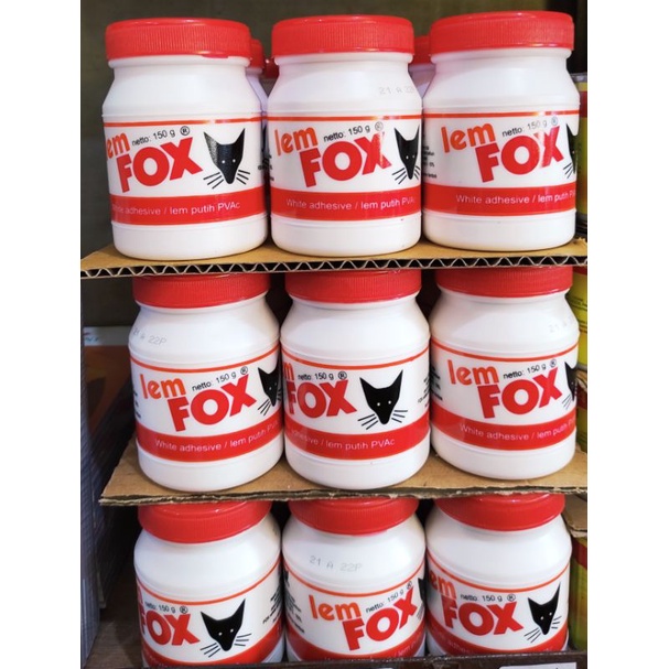 

Lem Fox Putih 150 gram - Lem Serba Guna Untuk Kayu,Kertas,Kerajinan