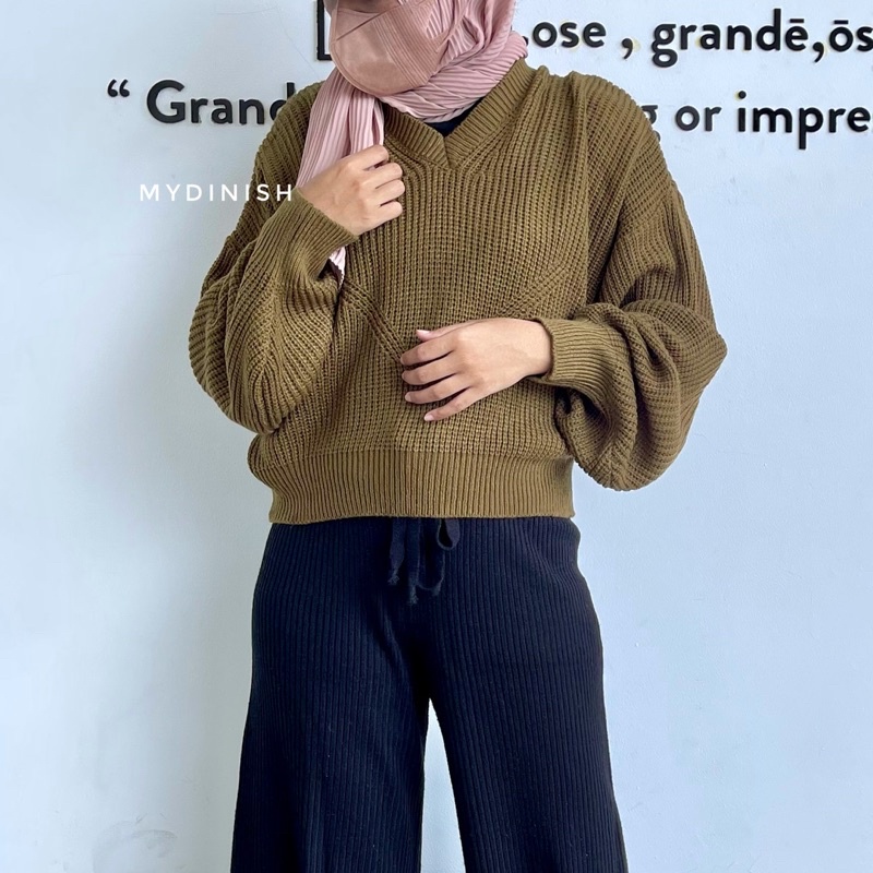 Pony Crop  - Atasan Blouse Crop Wanita Terbaru