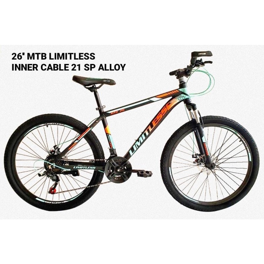 SEPEDA GUNUNG 26MTB LIMILESS INNER CABLE 21 SP ALLOY // SEPEDA GUNUNG PACIFIC MTB 27,5 SPAZIO 500