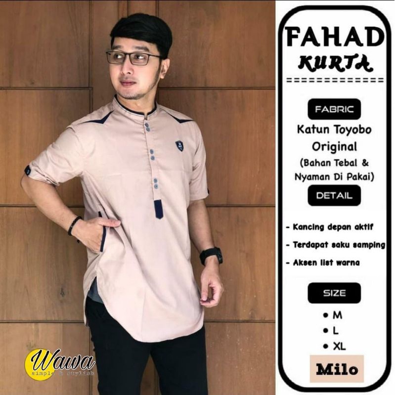 FAHAD KURTA BY WAWA-HEM PRIA DEWASA-HEM KATUN TOYOBO