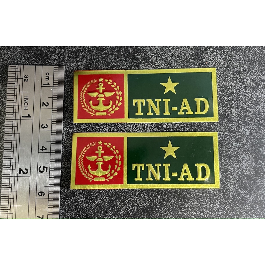 Sticker Plat AD - Stiker Plat TNI AD - Stiker tni ad