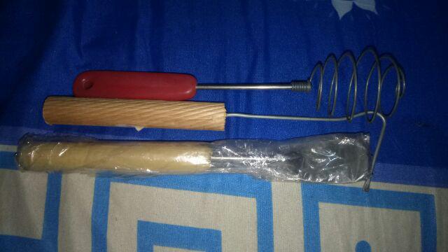 Whisk Kecil Gagang Merah P17cm /kocokan