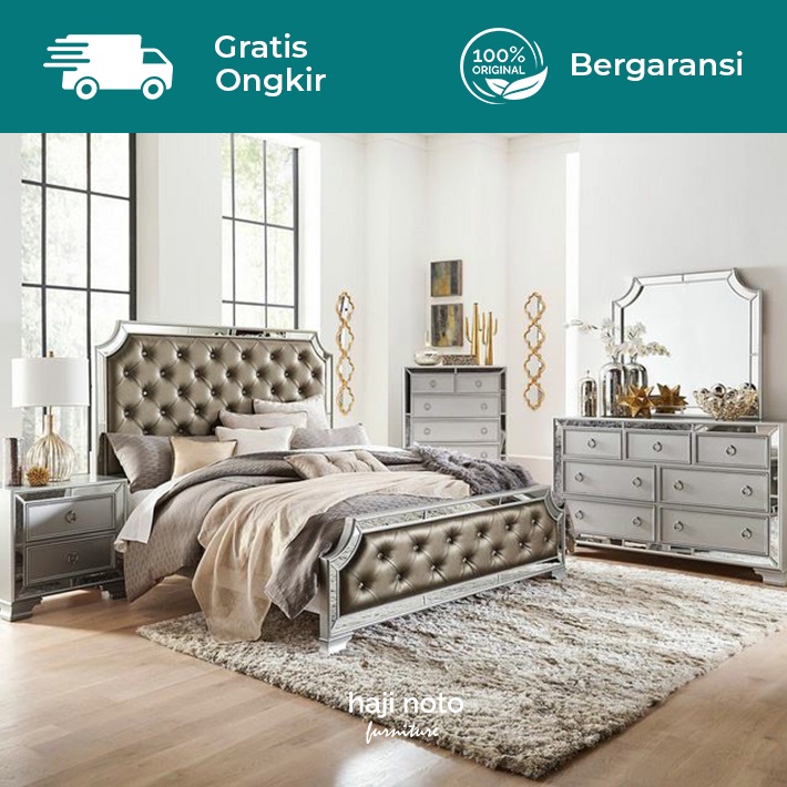 Set Aleena Bedroom - Set Dipan Kamar Tidur Elegan