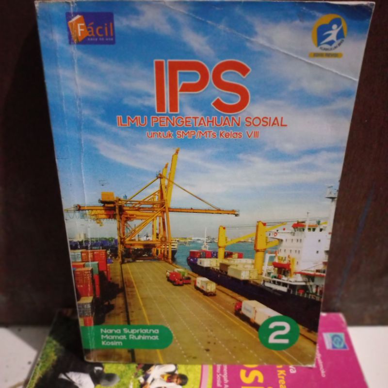 BUKU BEKAS IPS SMP kelas 2 facil