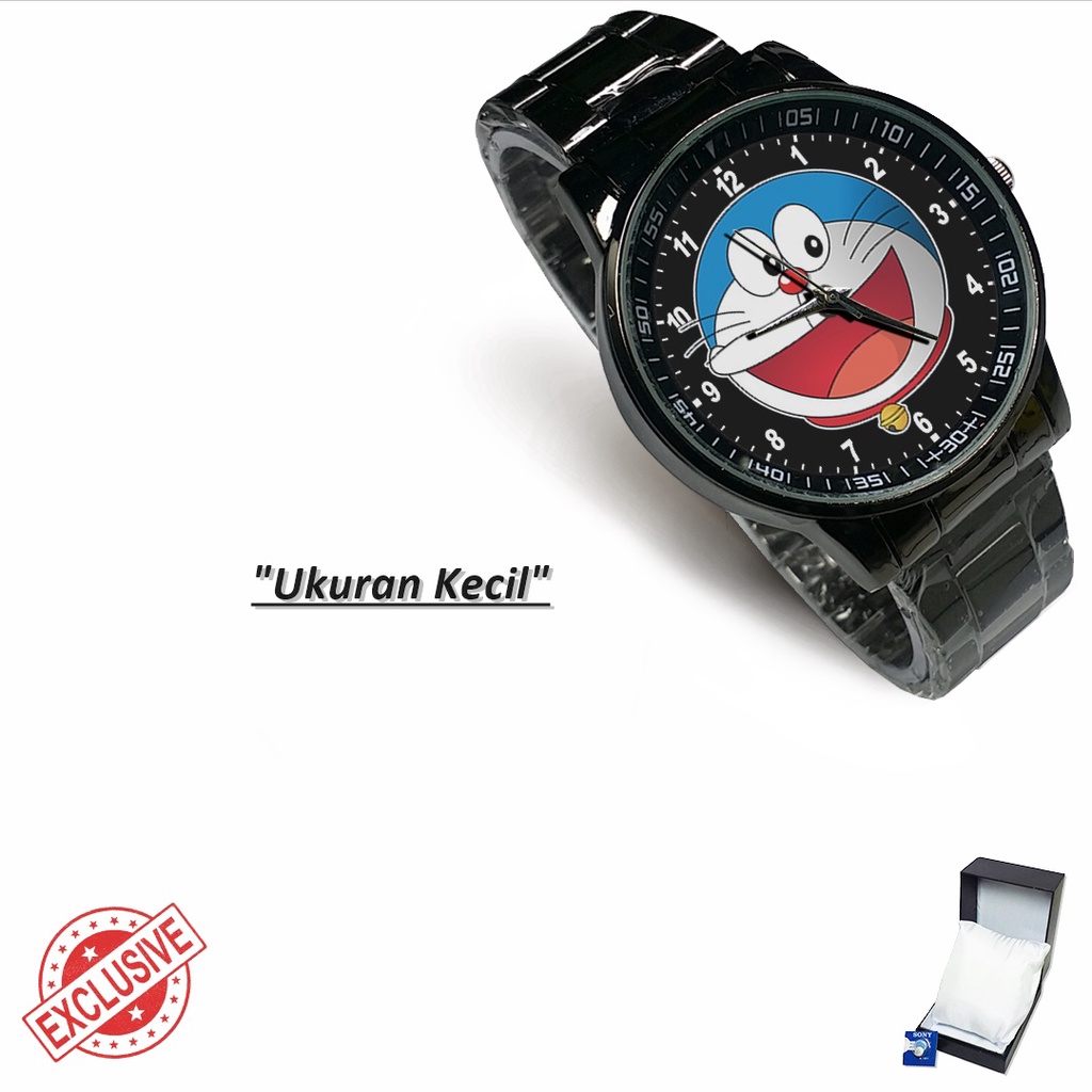 Jam Tangan Rantai Couple DORAEMON MOTIF - 5 (Special)