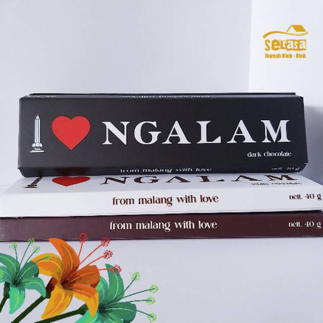 

Cokelat I ❤ Ngalam Dark 40gr