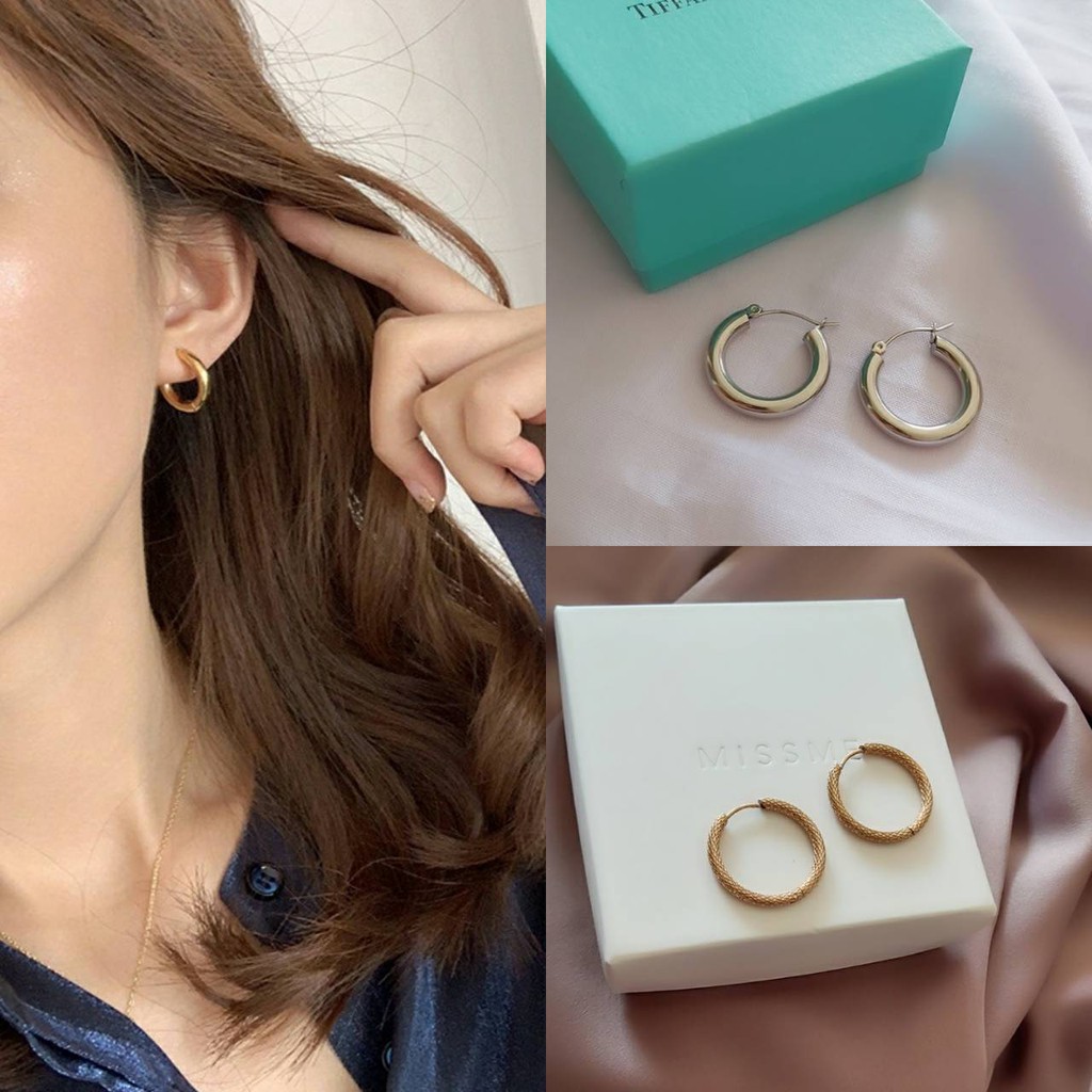 anting bulat import anti karat