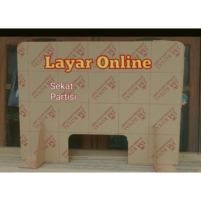 

Sale Sekat Acrylic 2Mm 100X60Cm Bisa Lem Kaki Kasir Partisi Pembatas | Produk Baru