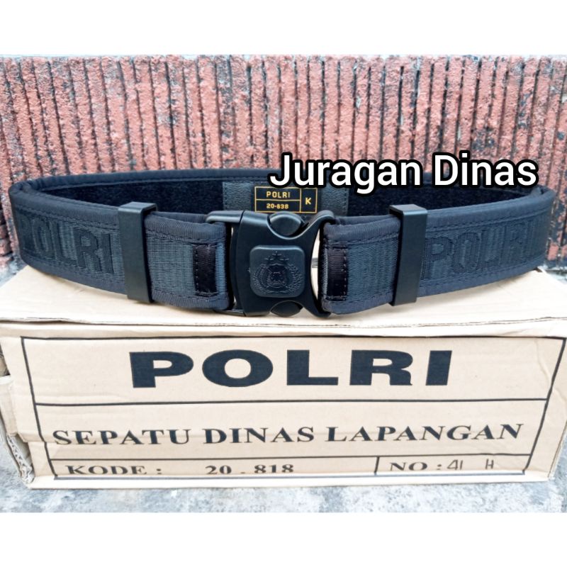 Kopel Jatah POLRI Dobel Lock / Kopel Komando Hitam Jatah POLRI / Kopel Tactical / Kopel Blackhwak