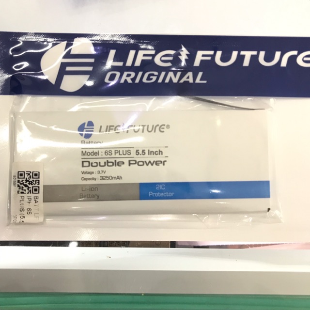 Baterai Batre Double Power iP 6S Plus 6SPlus 3250 MAH Brand LifeFuture