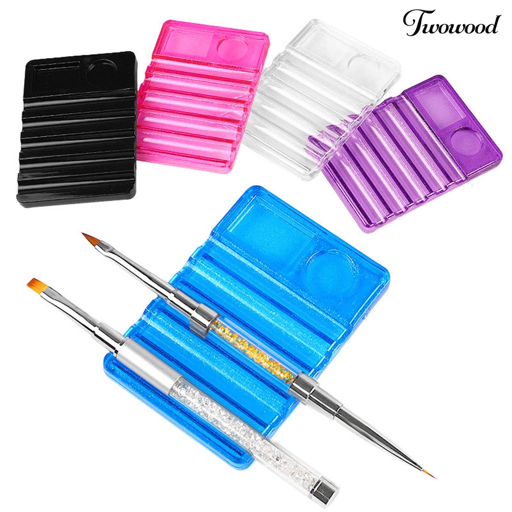 Holder Pen Brush Nail Art Manicure 7 Slot Untuk Wanita