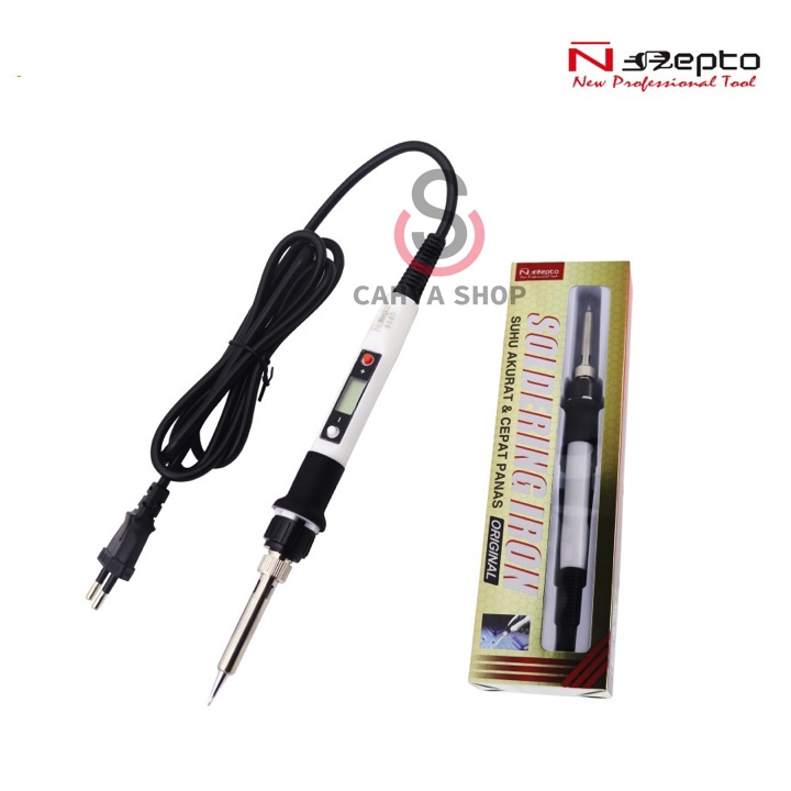 Nepto SL-908D Solder Tangan Digital Portabel 80W - Alat Soldering Profesional