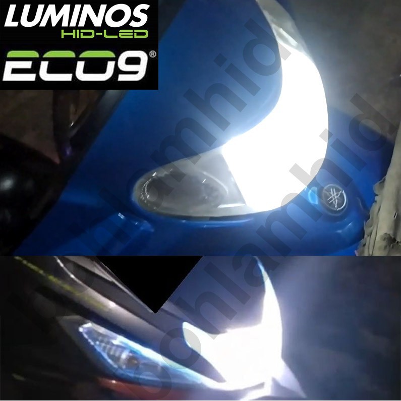 Lampu Motor LED LUMINOS SUZUKI Satria,Shogun,Smash, Spin, Skywave ECO9 H6 PNP COB GLOSS M5 T19 AC/DC-3