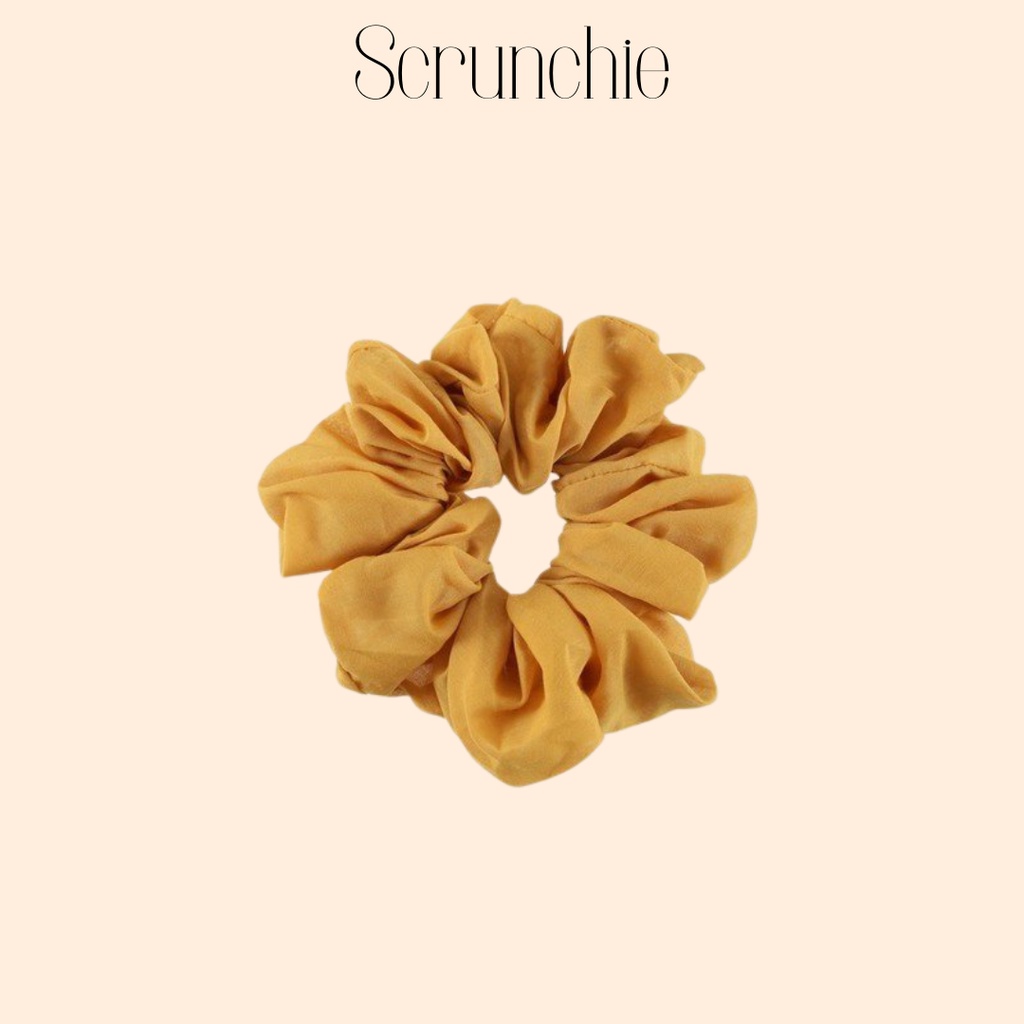 SCRUNCHIE JUMBO/  IKAT RAMBUT HIJAB ANTI PUSING / CEPOL HIJAB / IKAT RAMBUT