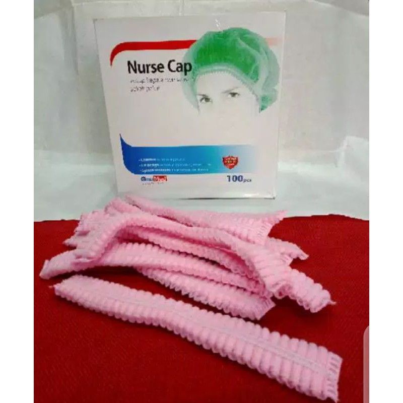 NURSE CAP ONEMED ISI 100 PCS / NURSE  CUP ONEMED / HAIR NET