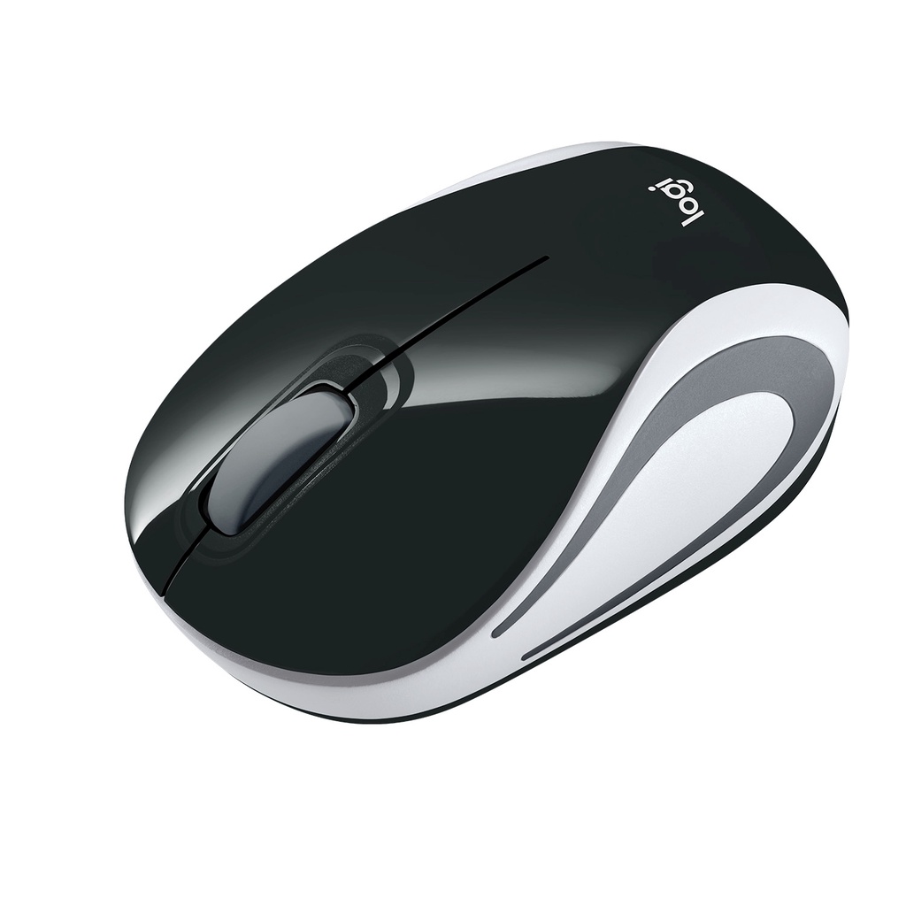 Logitech M187 Mouse Wireless Mini Portable - Black